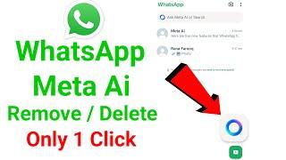 whatsapp meta ai kaise hataye / how to remove meta ai on whatsapp