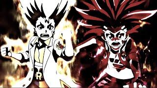 Ranjiro Vs Aiger (Nova Ball Super Episode 9, “Friends, Rivals, Powerful Clash”)