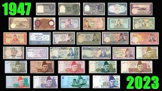 History of Pakistani Currency Notes from 1947 to 2023