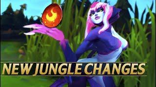 HUGE NEW JUNGLE CHANGES - League of Legends