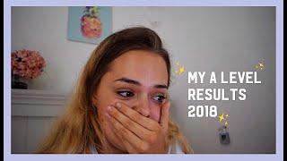 OPENING MY A-LEVEL RESULTS 2018!!! *live reaction*