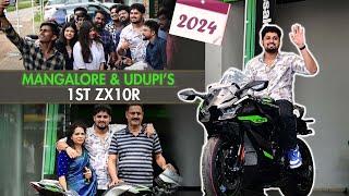 Mangalore & Udupi’s 1st ZX10r | Kawasaki ZX10r Graphite Metallic Gray 2024 Delivery