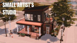 Small Studio for New Artist  || The Sims 4 Speedbuild || NO CC