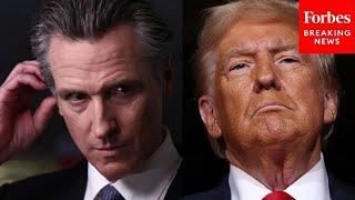 Gavin Newsom Asked If He's Been Able To Reach President-Elect Trump