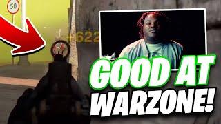 6 FAMOUS RAPPERS that are AMAZING at COD Warzone!!!