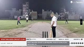 Live Cricket Match | 12 Players 2.O vs Night Walkers Cricket Club | 08-Aug-24 09:04 PM 20 | NPL CRIC