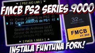 🟢 Tuto Instala FunTuna Fork en Series 9000 para tu PS2 AIO LNR 2.0! Sirve en 9000x 90010 90011 90012