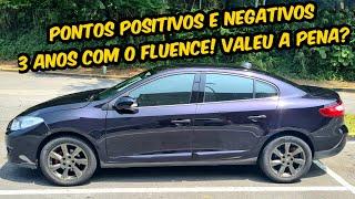 Pontos positivos e negativos do Fluence 3 anos depois. Problemas e vantagens.