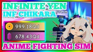 Anime Fighting Simulator Op Script Unli Yen & Chikara, Champion + Easy Aura (NOT VISUAL) | Arceus X