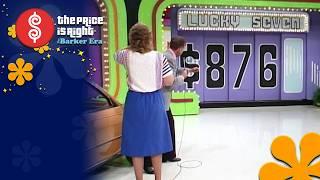 Woman Can’t Even Look During Last Guess While Playing Lucky Seven - The Price Is Right 1985