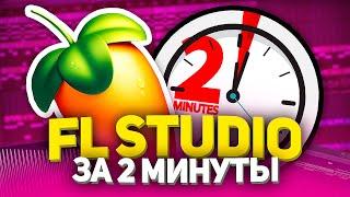 FL STUDIO С НУЛЯ ЗА 2 МИНУТЫ —  ИНТЕРФЕЙС!