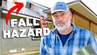 DANGEROUS Metal Siding Installation