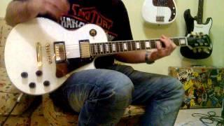 Epiphone Les Paul Custom Alpine White. Made in Korea, año 2005.