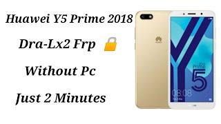 Huawei Y5 Prime 2018 frp bypass without PC | Huawei Dra-lx2 frp bypass