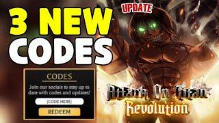 *NEW* ALL WORKING CODES FOR ATTACK ON TITAN REVOLUTION IN 2024! ROBLOX ATTACK ON TITAN CODES