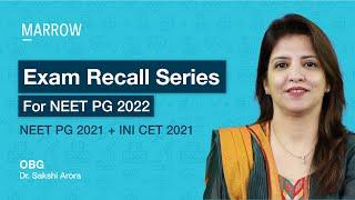 Exam Recall Series (NEET PG + INI CET) - OBG