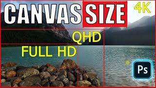 BEST WAY TO CHANGE IMAGE AND CANVAS SIZE IN ADOBE PHOTOSHOP