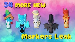 34 MORE NEW UNRELEASED MARKERS For Coming REDACTED UPDATE in Find The Markers Roblox 2024!