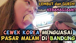vlog#22 JAJANAN INDONESIA PENCURI HATI CEWEK KOREA APA? @Sudirman Street, Bandung