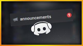 How to add Announcement Channel on Discord Server