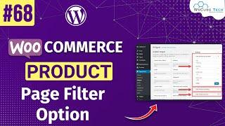 Add WooCommerce Product Filter Feature In Your eCommerce Website - WordPress Tutorials