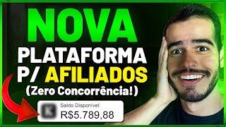 NOVA PLATAFORMA PARA AFILIADOS COM ZERO CONCORRÊNCIA (Mostrei a Estratégia)