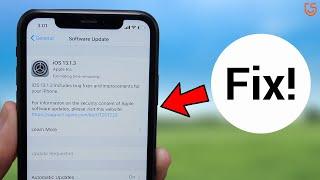 iOS 13 Update Stuck on Estimating Time Remaining? Here is the Fix