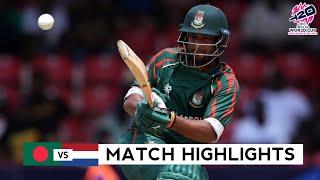 Bangladesh vs Netherlands ICC T20 World Cup 2024 Match Highlights | BAN Vs NED Highlights