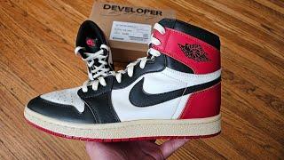 Air Jordan 1 black toe PE by Developer Boring