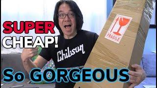 Unboxing a Super Cheap Fake Gibson Les Paul Electric Guitar!  ... and It's So UNREAL!