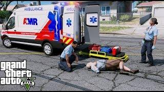 New Ford Transit Ambulance Has A Working Stretcher in GTA 5