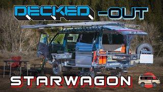 DECKED-Out Van Life! Delica Starwagon 4x4 Buildout