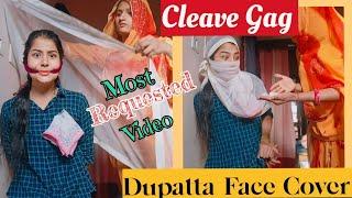 #like Cleave Gag||Face Cover Challenge||Most requested video|| Hanky tuck||Escape Challenge|Manya