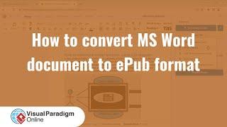 How to Convert Microsoft Word Document to ePub Format
