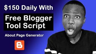 How to Create a Tool Website on Blogger For Free // Blogger Tool Script