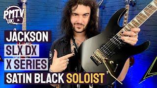 Jackson SLX DX Soloist Satin Black & Gold - The Coolest Looking X Series Jackson Guitar?!