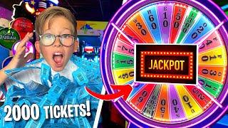 WINNING at EVERY GAME in the ARCADE! *Jackpot Challenge*