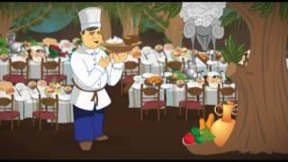 Анимационный 2D ролик для ресторана "Тамада" в городе Омске