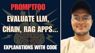 Test #LLM app, RAG app using #promptfoo | Speed up testing & evaluation.