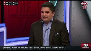 Jason Dunstall, Leigh Montagna & David King on Dan Butler tackle of Nick Blakey - Fox Footy