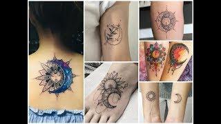 Amazing Sun and Moon Tattoo Design Ideas