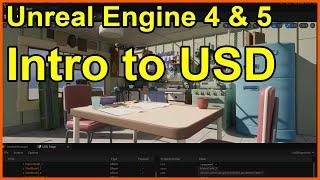 Unreal Engine 5 (&4) - Intro to using USD (Universal Scene Description) #UE5 #UE4 #USD