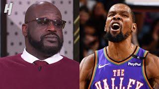 SHAQ & TNT Crew reacts to Durant & Clippers vs Suns Highlights 