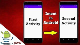 How to make a button to start another activity using Intent in android studio tutorial