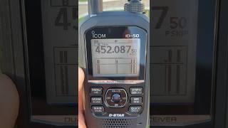 Icom ID-50A Waterfall Display #radio #amateurradio #hamradio