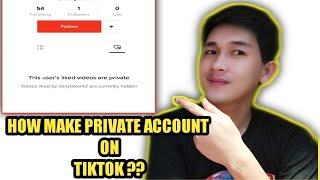 How to Private your Account on TIKTOK // Paano mag private ng Account sa Tiktok