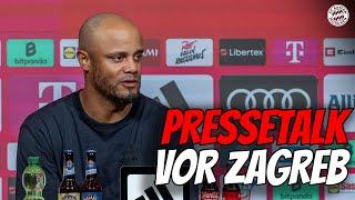 LIVE  Pressetalk vor FC Bayern - Dinamo Zagreb | Champions League