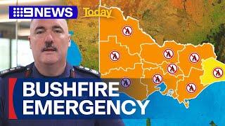 Victorian communities under threat over major bushfires | 9 News Australia