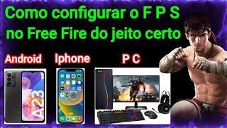 Como CONFIGURAR o ALTO FPS no Free Fire do jeito certo./André soares