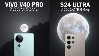 Vivo V40 Pro Vs Samsung Galaxy S24 Ultra Super Zoom Test | 50Mp Vs 100Mp